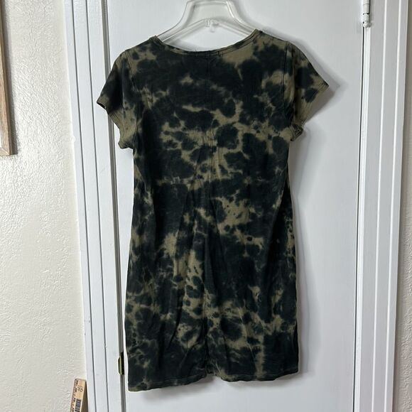 Social Standard by Sanctuary Women's Gia Scoop Dress Green Black Tie Dye MEDIUM - Picture 7 of 9